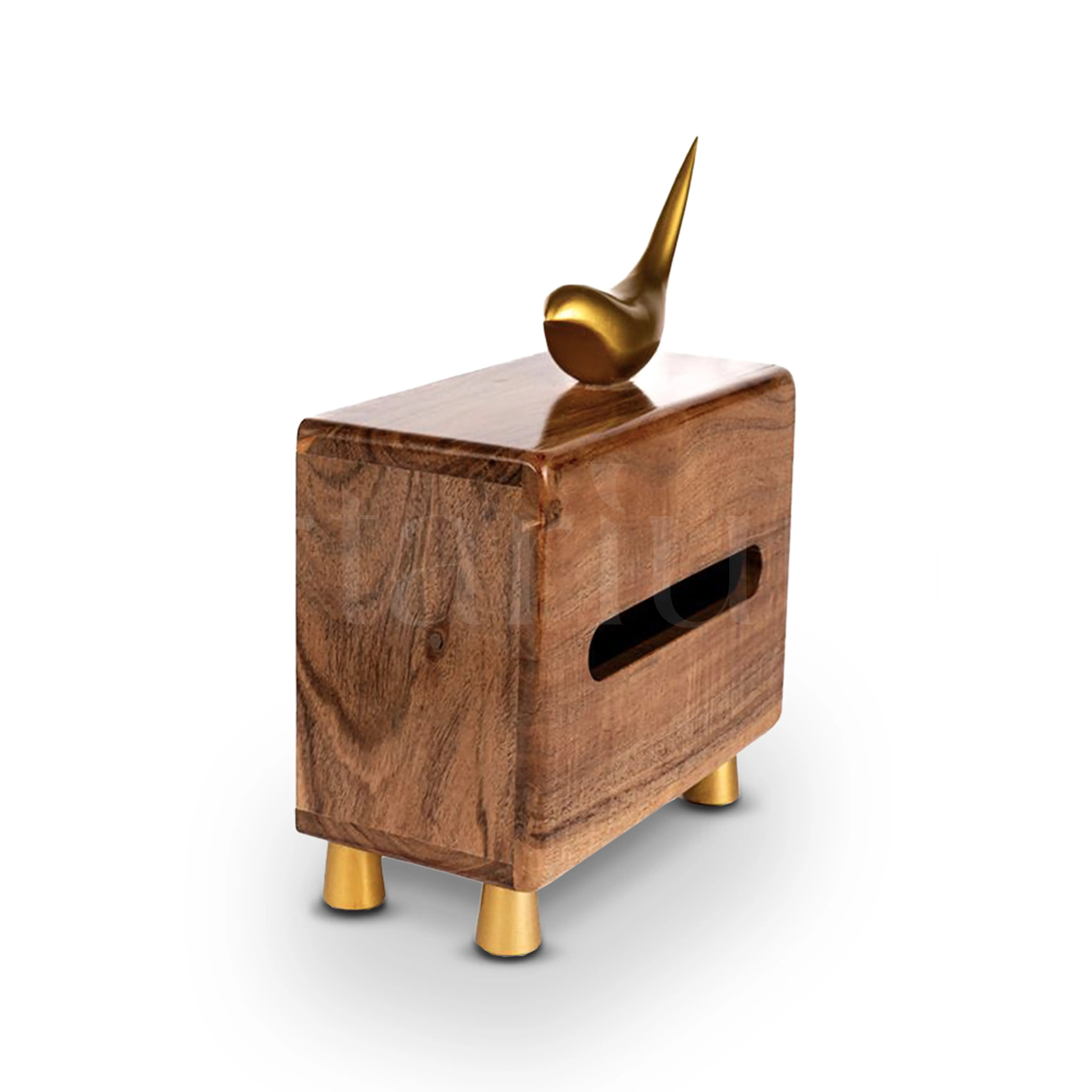 Wooden Wing Tissue Box The Artarium